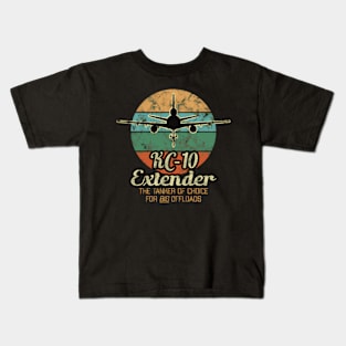 Kc-10 Big Offloads Air Refueling Airplane Kids T-Shirt